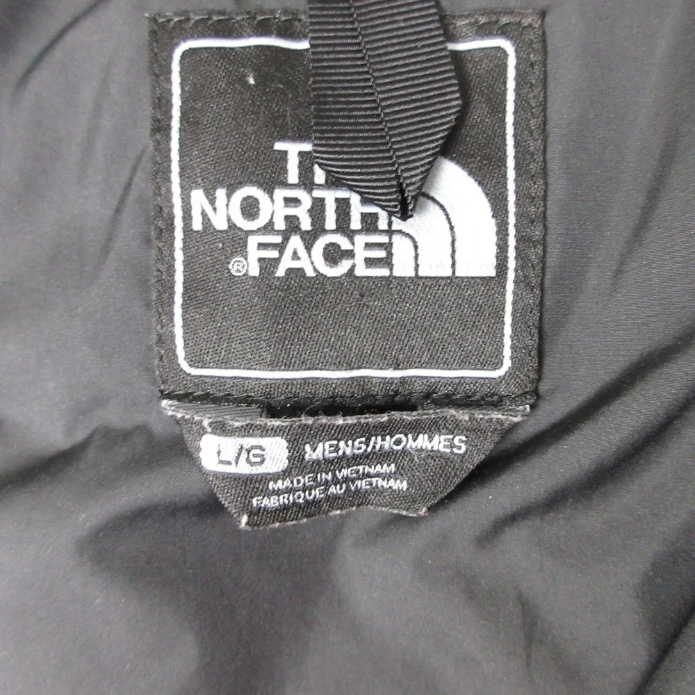 The North Face Vest Mens Large Blue 550 Down Puffer Jacket Coat Outdoor Hiking